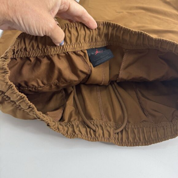 Air Jordan Essential Crop Pants Lt British Tan White Men's Size L - Picture 6 of 9